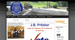 Desktop Screenshot of laborerslocal231.org